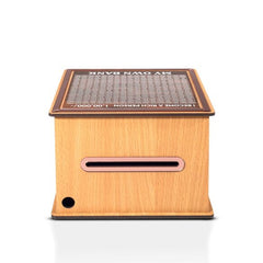Money Bank Wooden with Savings Tracker | Goal-Oriented Money Saving Box for ₹1,00,000 | Durable Money Box for Kids & Adults | Smart Piggy Bank for Home Savings | Unique Gift Idea. (Bronze) Money Bank Wooden with Savings Tracker | Goal-Oriented Money Saving Box for ₹1,00,000 | Durable Money Box for Kids & Adults | Smart Piggy Bank for Home Savings | Unique Gift Idea. (Bronze)