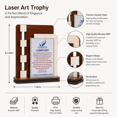 wooden trophy