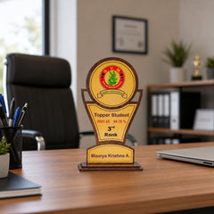 wooden trophy