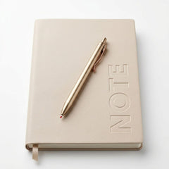 Premium Leather Journal Notebook with Luxury Metal Pen | Executive Diary for Work, Study, Meetings & Gift Giving