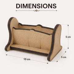 Business Card Stand for Office Desk | Wooden Card Organizer | Visiting Card Display Stand