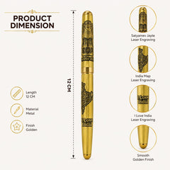 Government Style Metal Ball Pen | Official Look Executive Gift | Luxury Writing Instrument