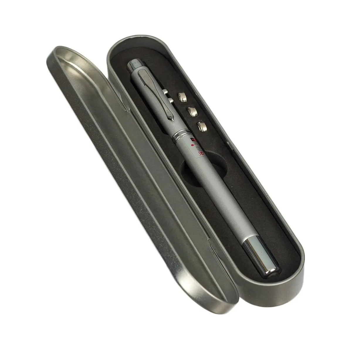 5 In 1 Multipurpose Antenna Pen With Torch, Laser, Pointer, Magnet, And Pen - A Perfect Corporate Gift (Gift Box) (Cells Included) - Laser art