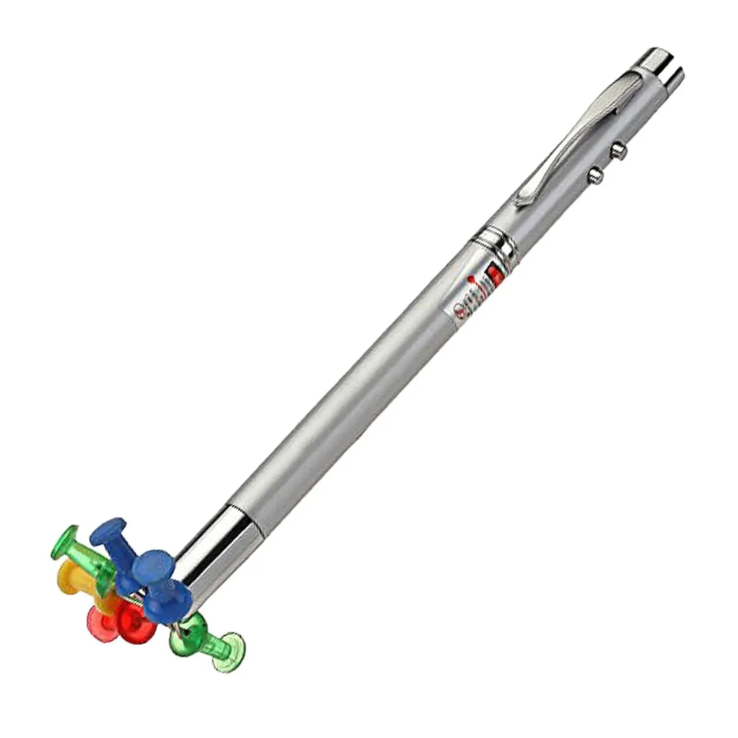 5 In 1 Multipurpose Antenna Pen With Torch, Laser, Pointer, Magnet, And Pen - A Perfect Corporate Gift (Gift Box) (Cells Included) - Laser art