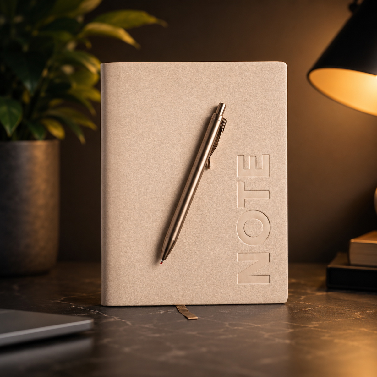 Premium Leather Journal Notebook with Luxury Metal Pen | Executive Diary for Work, Study, Meetings & Gift Giving