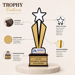 wooden MDF trophy