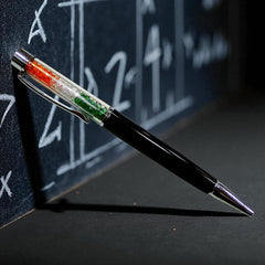 Personalized Indian Tricolor Crystal Pen | Custom Name Gift Pen