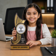 premium wooden MDF trophy