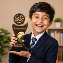 premium wooden trophy
