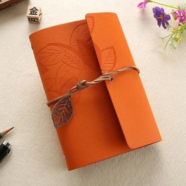 Premium PU Leather Journal Notebook with String Closure | Vintage Writing Diary for Travel, Office, College & Gift