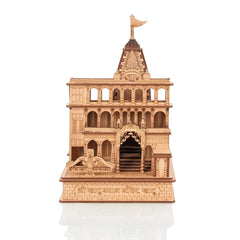 Khatushyam Ji Temple with LED Illumination - Perfect for Home Decor and Puja Room - Laser art