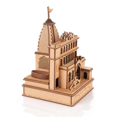 Khatushyam Ji Temple with LED Illumination - Perfect for Home Decor and Puja Room - Laser art