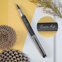 Personalized Silver Pen with Name Engraving - Premium Writing Instrument for Professionals and Special Occasions