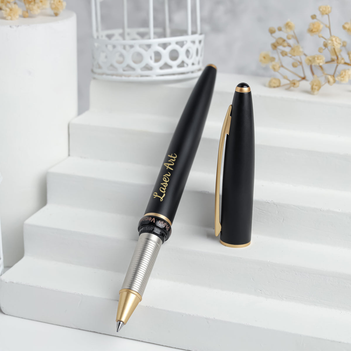 Personalized Black & Gold Executive Pen - The Perfect Gift to Mark Special Occasions