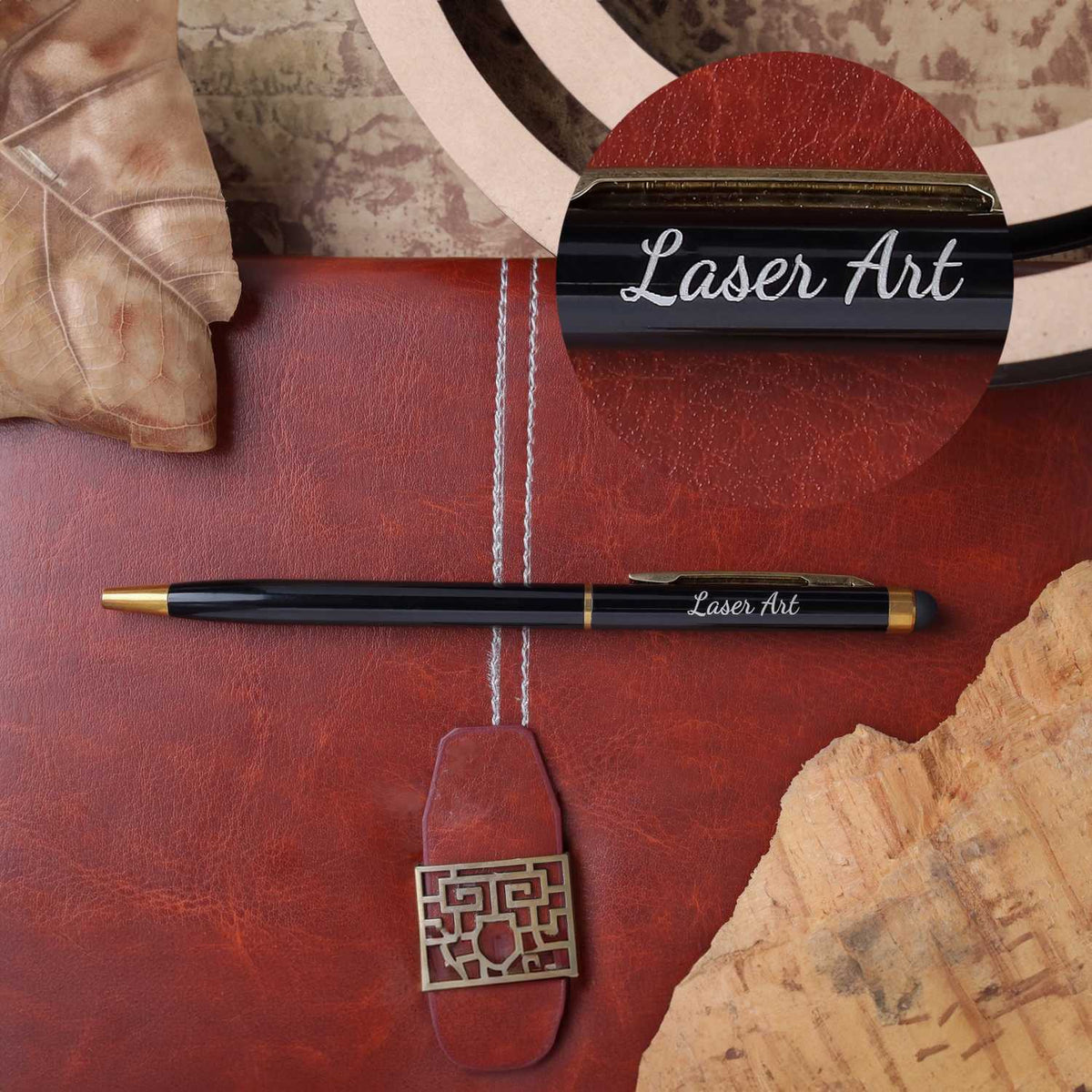 Personalized Metal Pen with Stylus Tip | Custom Name Engraved Pen
