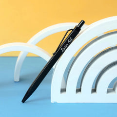 Personalized Black Pen with Sleek Design - A Minimalist Writing Instrument for Professionals and Creatives