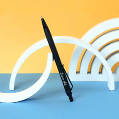 Personalized Black Pen with Sleek Design - A Minimalist Writing Instrument for Professionals and Creatives