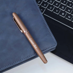 Personalized Chic Rose Gold Personalized Pen - A Touch of Elegance for Everyday Writing