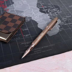 Personalized Chic Rose Gold Personalized Pen - A Touch of Elegance for Everyday Writing