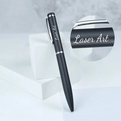 Personalized Elegant Custom Engraved Black Pen - Perfect for Business and Personal Gifts