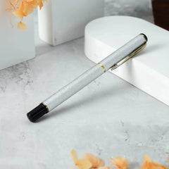 Personalized Silver and Gold Pen - A Luxurious Writing Instrument for Elegance and Style