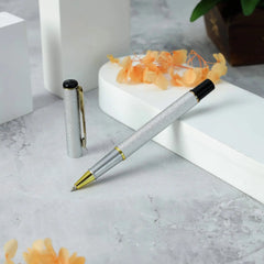 Personalized Silver and Gold Pen - A Luxurious Writing Instrument for Elegance and Style