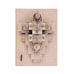 Ram Mandir Ayodhya Model Big Size – Detailed Architectural Replica, Traditional Design, Crafted with Precision, MDF Wooden Box Included, Home Décor and Gift Item, 28.8 cm x 21 cm x 21 cm