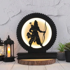 Religious Decorative Lamp – Lord Ram Backlit LED Lamp for Serenity - Laser art