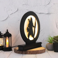 Religious Decorative Lamp – Lord Ram Backlit LED Lamp for Serenity - Laser art