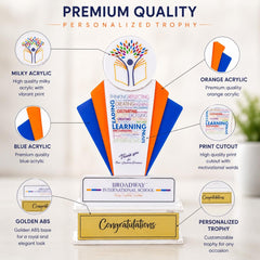 premium quality acrylic trophy