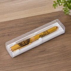 Laxmi & Shub Labh Engraved On Metal Body Rollerball Pen With Golden Trims & Blue Refill (Blue)