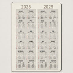 PU leather diary.