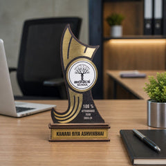 premium wooden MDF trophy