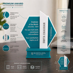 Personlized acrylic trophy