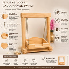 Pine wooden delty jula
