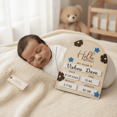 Photo Posing Props Baby Birth Announcement Board